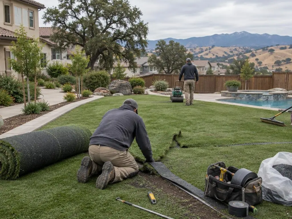 Turf Repair & Refresh in Roseville, CA